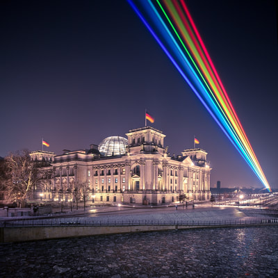 Global Rainbow Over Berlin - LGBT Pride