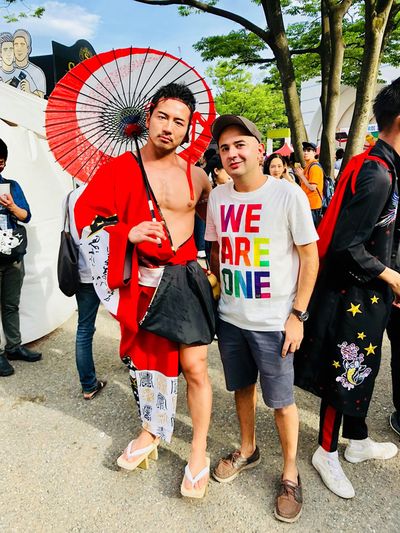 Tokyo Pride Weekend - LGBT Japanese Pride Festival - Sexy Japanese Nude Man